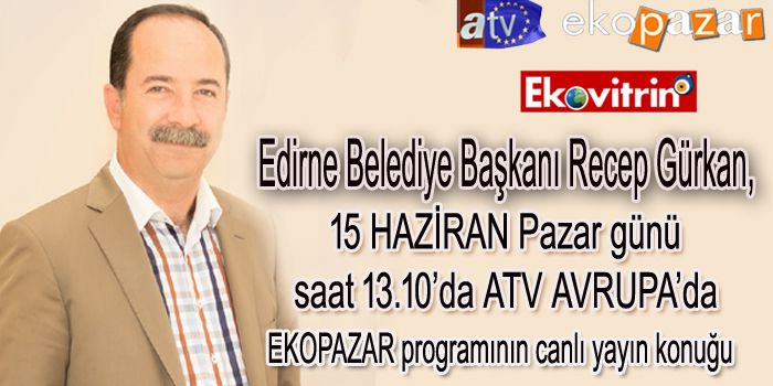 Başkan Recep Gürkan, ATV AVRUPA'nın canlı yayın konuğu