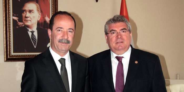 Kemal Değirmendereli,Başkan Gürkan'ı ziyaret etti