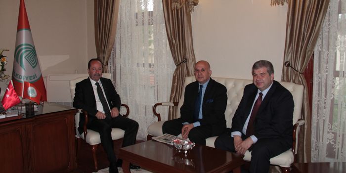 Belediye Başkanı Gürkan’ı, Denchev ziyaret etti