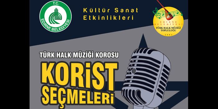 Belediye Türk Halk Müziği Korusu seçmeleri başlıyor