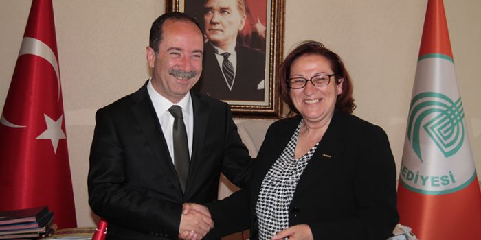 CHP PM üyesi Baykal, Başkan Gürkan’ı ziyaret etti