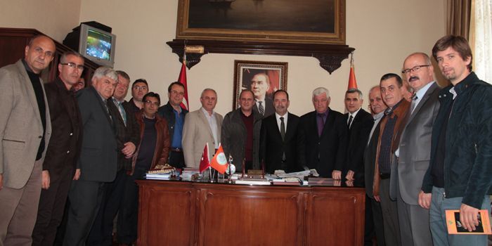 Edirne Kültür Yardımlaşma Derneği, Başkan Gürkan’ı ziyaret etti